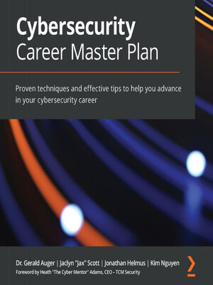 cover image of Cybersecurity Career Master Plan